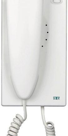 Alpha HT3009-2W 2 Wire Wall Handset Buzz, Use with NH209 Series Power Supply/Amplifier, White