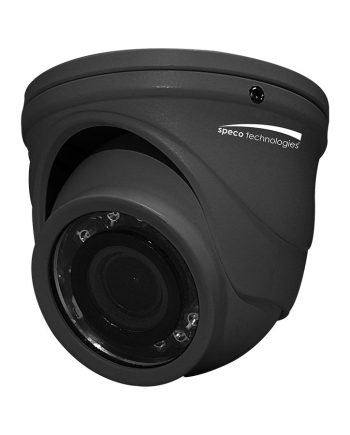 Speco HT471TG 2560 X 1440 HD-TVI Outdoor IR Dome Camera, 2.9mm Lens, Dark Gray