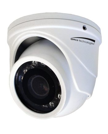 Speco HT471TW 2560 X 1440 HD-TVI Outdoor IR Dome Camera, 2.9mm Lens, White