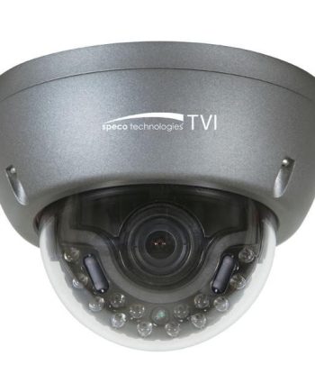 Speco HT5940T Intense IR HD-TVI 1080p 2 Megapixel Outdoor Dome Camera, 2.8-12mm, Dark Grey