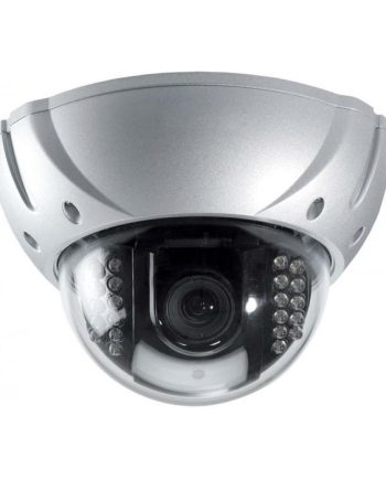 Speco HT650IRVFHQS 650 TVL Indoor/Outdoor IR Dome Camera, 2.8-12mm Lens, Silver