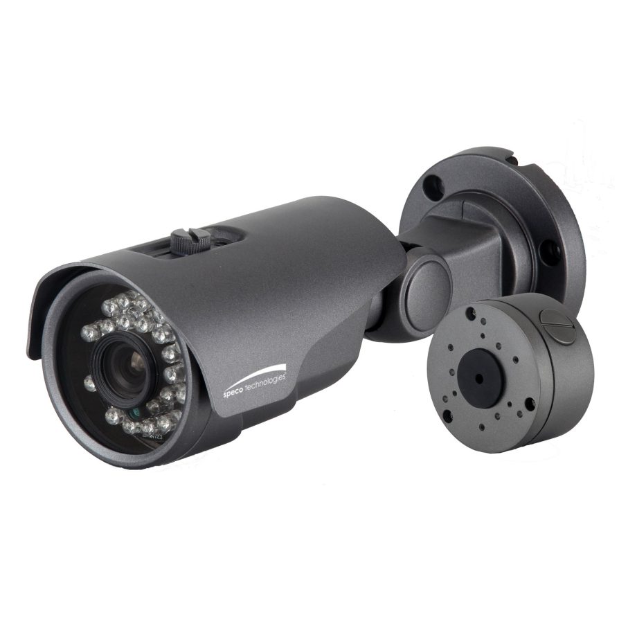 Speco HTB8TG 4K 8 Megapixel Outdoor IR HD-TVI Bullet Camera with Junction Box, 2.8mm Lens
