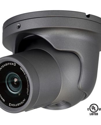 Speco HT-INTD10 650 TVL Indoor/Outdoor Turret Camera, 9-22mm Lens, Dark Grey Housing