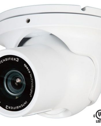 Speco HT-INTD8W Intensifier Series Indoor / Outdoor Turret Camera, 2.8-12mm lens, White Housing