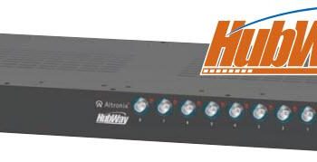 Altronix HubWay82CD 8 Channel UTP Passive Transceiver Hub, Video up to 750′, 1U Integrated 24/28VAC Power Supply