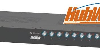 Altronix HubWay83CD 8 Channel UTP Passive Transceiver Hub, Video up to 750′, 1U Integrated 24/28VAC Power Supply