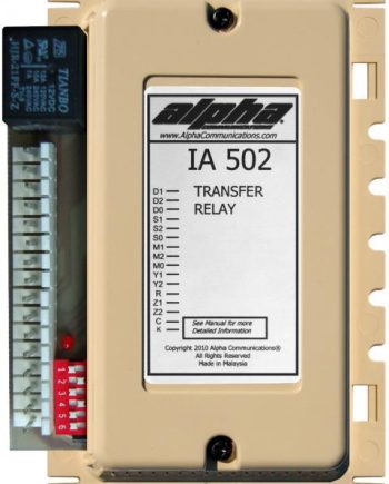 Alpha IA502 Multi-Entrance Audio Switching Adapter