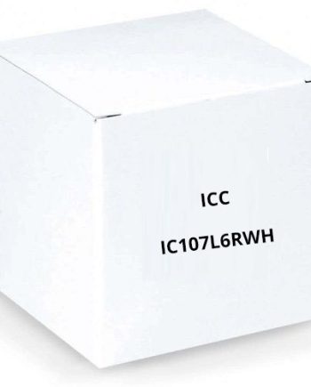 ICC IC107L6RWH CAT 6, EZ Module Connector, 400 Pack, No JackEZ, White