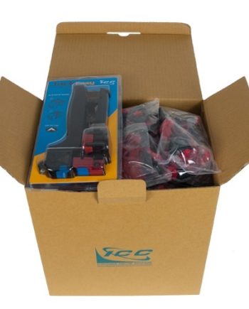 ICC IC107L6VBK CAT 6, EZ Module Connector, 400 Pack with JackEasy Tool, Black