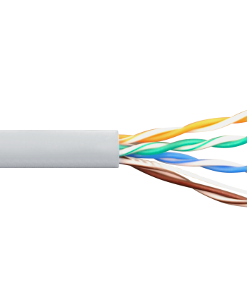 ICC ICCABP5EWH CAT5e 350MHz UTP/CMR Copper Premise Cable, Bulk, White, 1000′