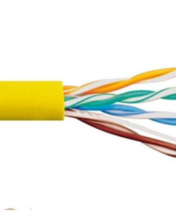 ICC ICCABP5EYL CAT5e 350MHz UTP/CMR Copper Premise Cable, Bulk, Yellow, 1000′