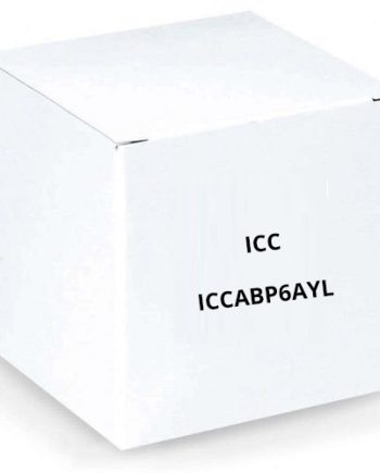 ICC ICCABP6AYL 650MHz CAT6A Bulk Cable with 23 AWG UTP Solid Wires, CMP Jacket in a Pull Box, 1000′, Yellow