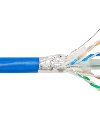 ICC ICCABP6FBL CAT6A 650MHz FTP/CMP, Blue Copper Premise Cable, Bulk, 1000′