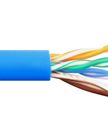 ICC ICCABR5EBL CAT 5e 350MHz UTP/CMR Copper Premise Cable, Bulk, Blue, 1000′