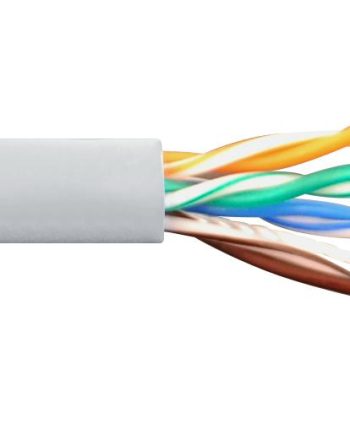 ICC ICCABR5EWH CAT 5e 350MHz UTP/CMR Copper Premise Cable, Bulk, White, 1000′