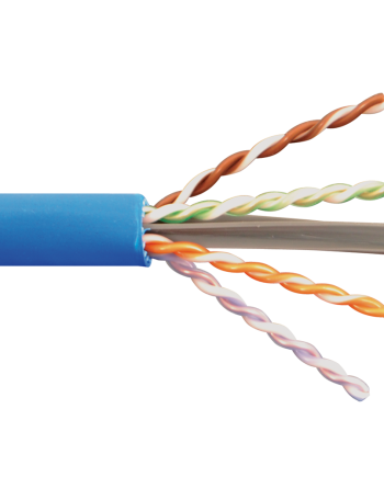 ICC ICCABR6ABL CAT6A 650MHz UTP/CMR Copper Premise Cable, Bulk, Blue, 1000′