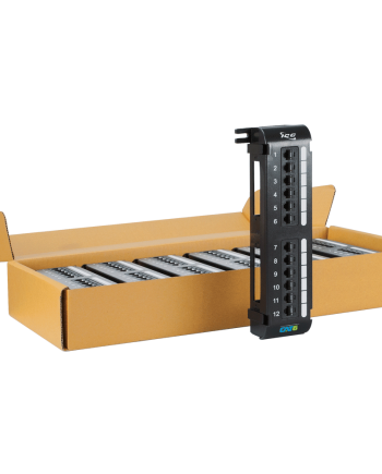 ICC ICMPP1260V 12-Port Category 6 Vertical Patch Panel, 6 Pack