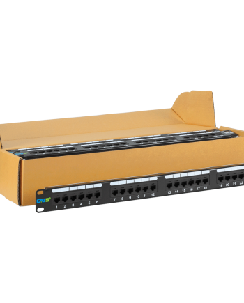 ICC ICMPP245EV 24-Port Category 5e Patch Panel, 6 Pack