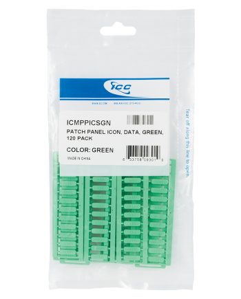 ICC ICMPPICSGN Patch Panel Data Icon, 120 Pack