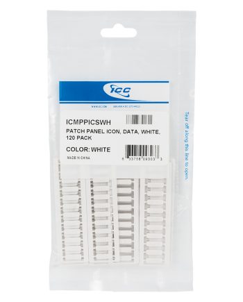 ICC ICMPPICSWH Patch Panel Data Icon, 120 Pack
