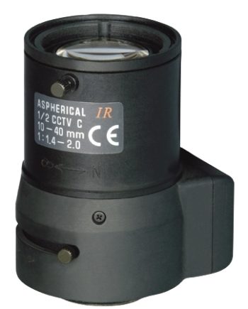 Ikegami IK-12VG1040ASIR-SQ 1/2-inch C Mount 10-40mm f/1.4 Varifocal Auto Iris Lens