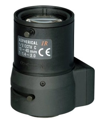 Ikegami IK-12VM1040ASIR 1/2″ C Mount 10-40mm f/1.4 Varifocal Manual Iris Lens