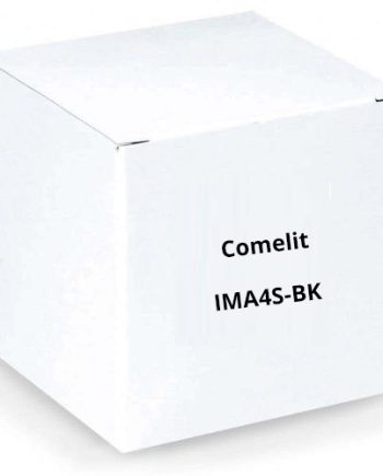 Comelit IMA4S-BK EZ-Pack 4 Button Surface Mounted Audio Entry Panel Kit, Black