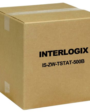 Interlogix IS-ZW-TSTAT-500B Z-Wave Plus Battery Thermostat, Black