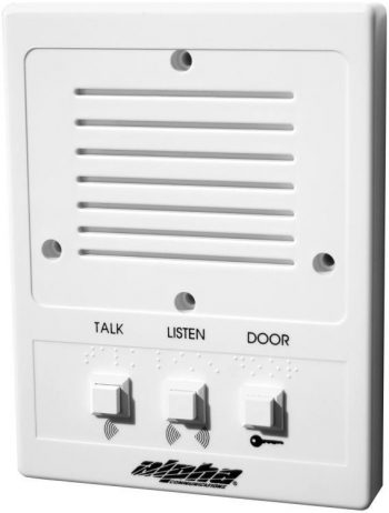 Alpha IS543 Universal Intercom Station for 5-Wire, 4-Wire or 3-Wire Systems