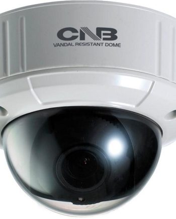 CNB IVB4110NVF Blue-I Outdoor Network IP Vandal Dome Camera, 2.8-10.5mm Lens