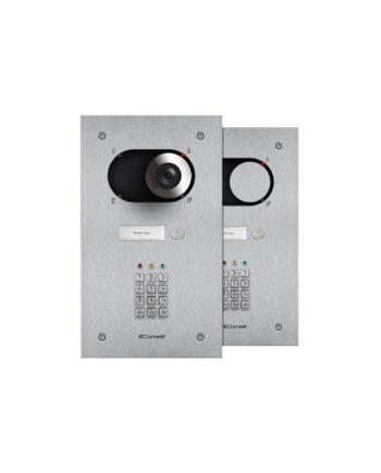 Comelit IX0101KP Stainless Steel Faceplate, 1 Button + Electronic Key