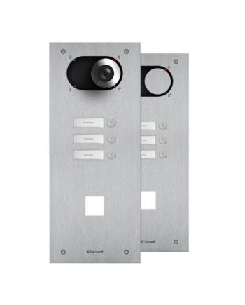 Comelit IX0103CO Switch Front Plate, 3 Buttons + Hole 40x40mm