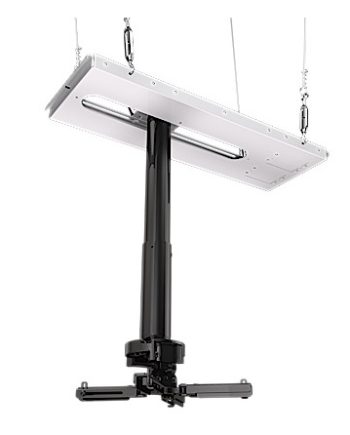 Crimson JKS-18A 12″ – 18″ Suspended Ceiling Projector Kit with JR Universal Adapter, Black