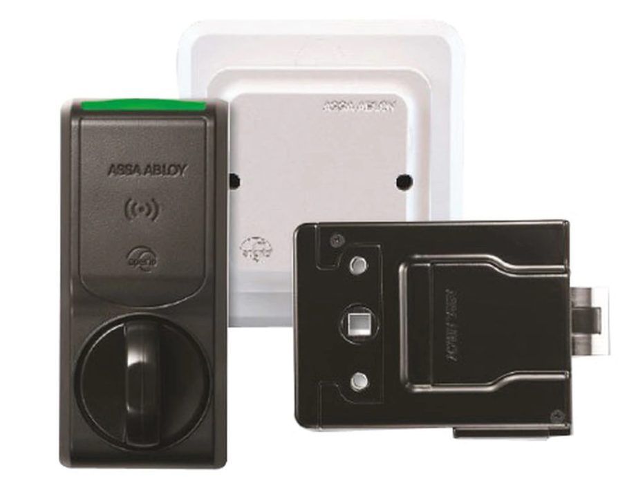 Aperio K100-622H-PA-B2 Prox Wireless Cabinet Lock Wholesale Kit 1:1 Hub Thumbturn in Black