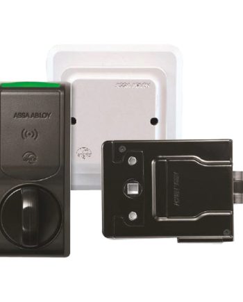 Aperio K100-622H-SE-B2 High Frequency Wireless Cabinet Lock Wholesale Kit 1:1 Hub Thumbturn in Black