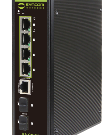 Syncom KA-GMH6P 4 Port Managed & Hardened Gigabit PoE Switch with 2 Port Gigabit SFP