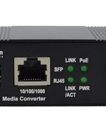 Syncom KA-GSFPHP Hardened Gigabit Ethernet to Gigabit SFP Media Converter with PoE