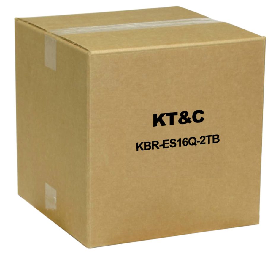 KT&C KBR-ES16Q-2TB 16 Channel Hybrid HD TVI Digital Video Recorder, 2TB