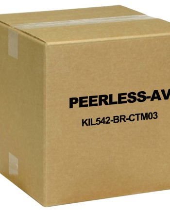 Peerless-AV KIL542-BR-CTM03 42″ Landscape Kiosk Enclosure, Polished Brown