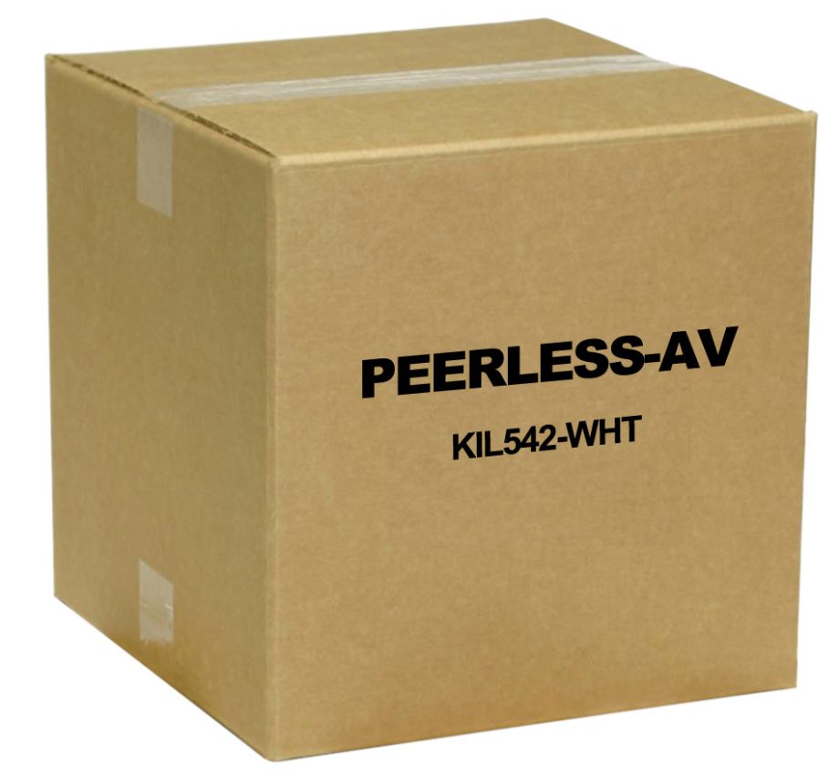 Peerless-AV KIL542-WHT Landscape Kiosk Enclosure for 42″ Displays, White