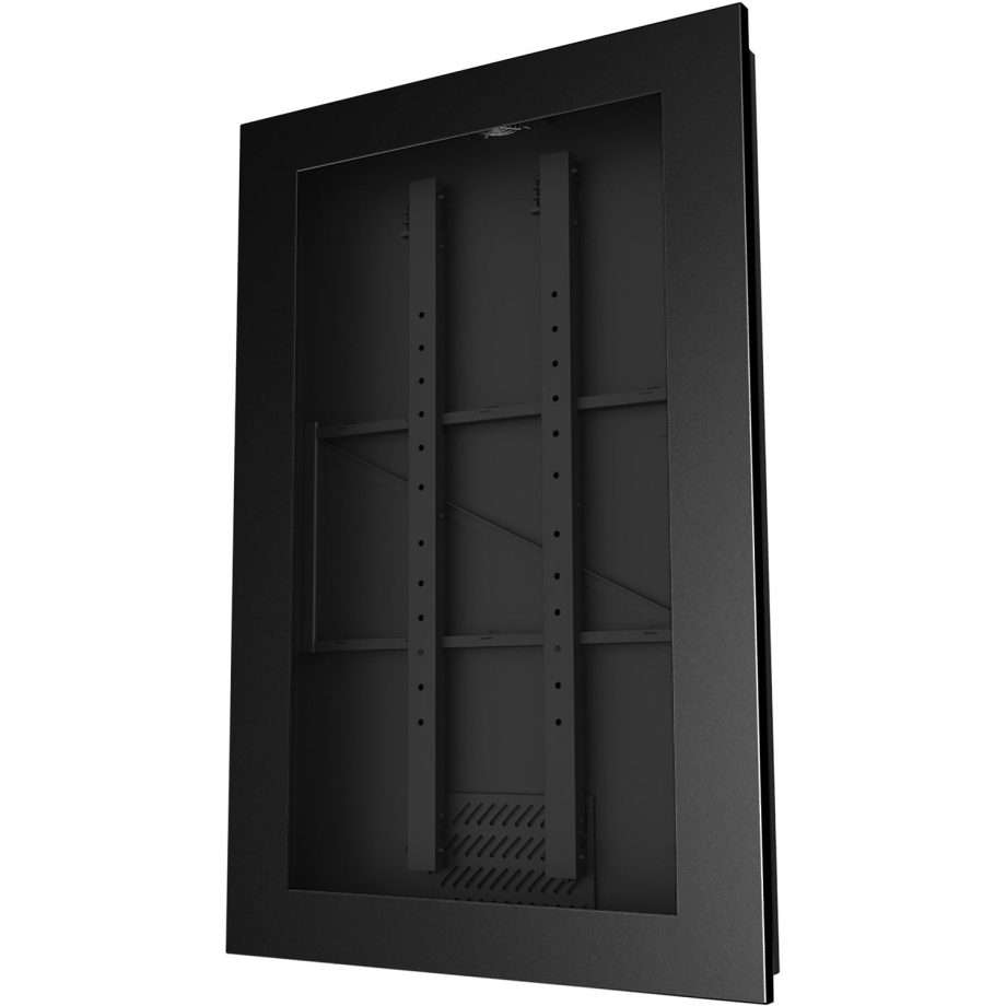 Peerless-AV KIP755-EUK 55″ Portrait In-Wall Kiosk Enclosure, Black, EUK