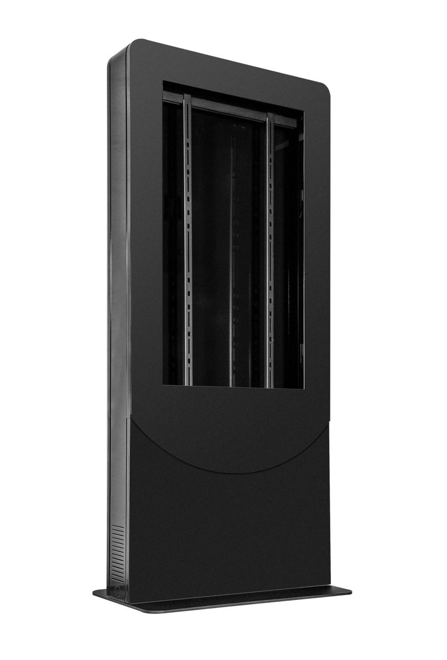 Peerless-AV KIPC2543B Floorstanding Back-to-Back Portrait Kiosk for 43″ Displays up to 1.81″ Deep, Black