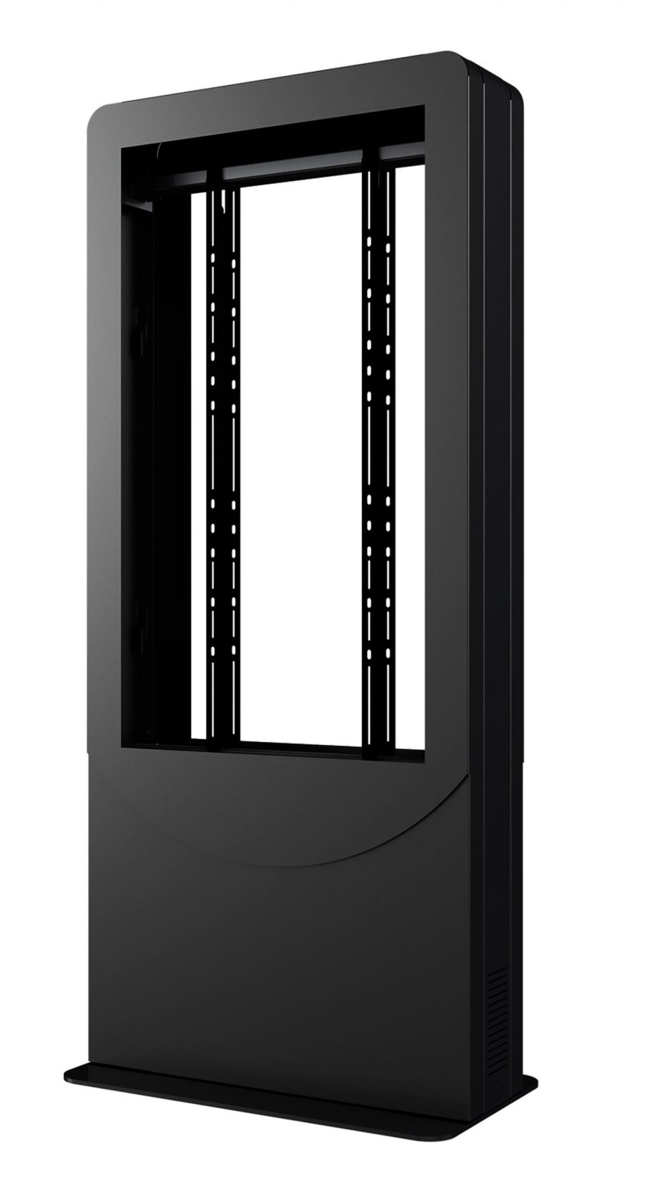 Peerless-AV KIPC2565B-3 65″ Curve Totem/Portrait Back-to-Back Kiosk for 3″ Displays, Black