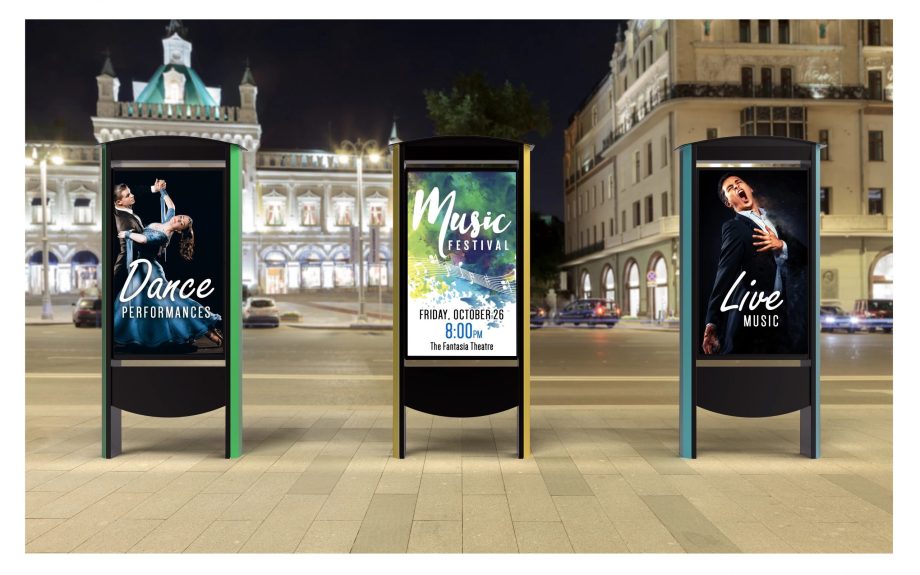 Peerless-AV KOP2549-XHB 49″ Smart City Kiosk, Includes XtremeTM High Bright Outdoor Display