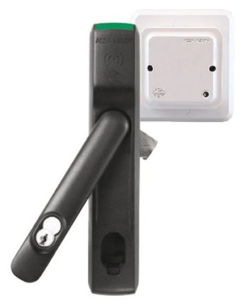 Aperio KS100-640-PA-MOUNT Prox Wireless Server Cabinet Lock with Wiegand Wholesale Kit 1:1 in Black