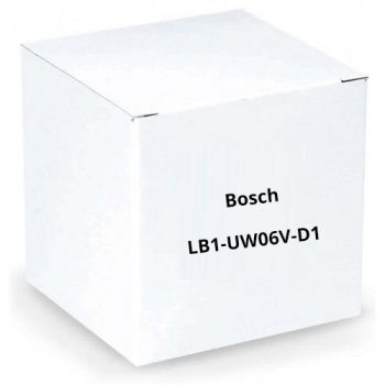 Bosch LB1-UW06V-D1 Cabinet Speaker with Volume Control, 6 Watt, Black