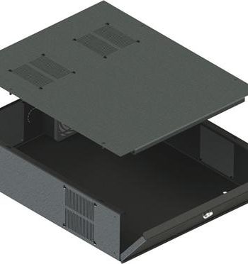 Speco LB3 DVR Lock Box with Fan Rack-mountable, Removable Top DVRLB3