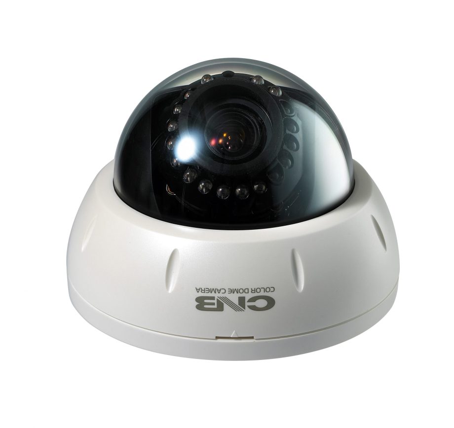 CNB LBB-24VF 650 TVL IR Indoor Vandal-Resistant Analog Dome Camera, 3.8-9.5mm Lens