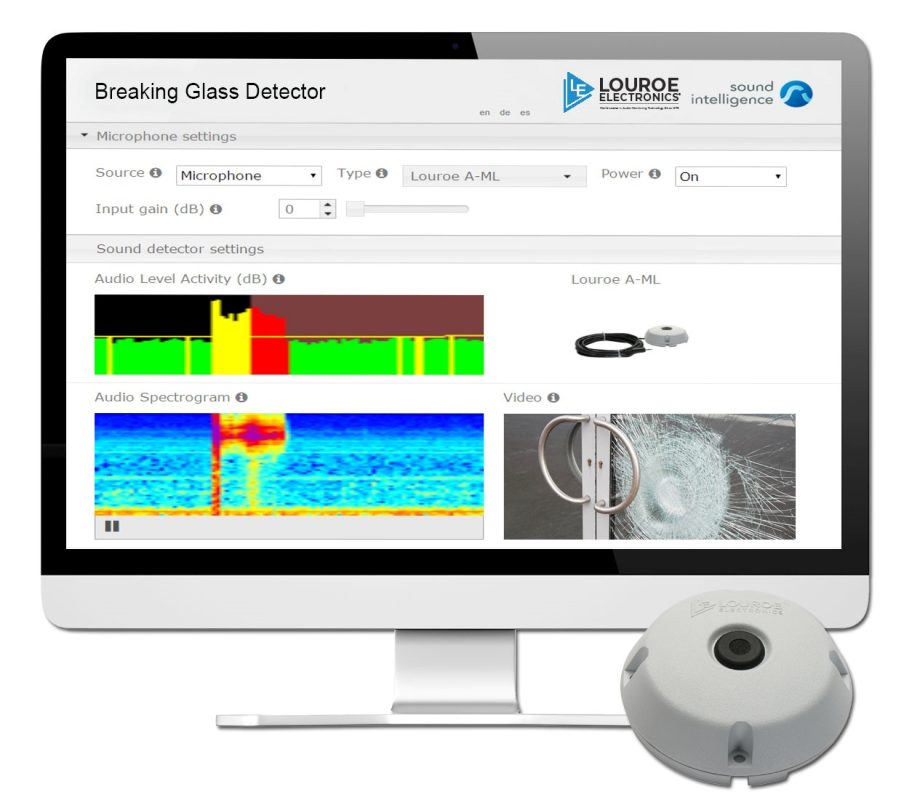 Louroe Electronics LE-815 Glass Break Detector Software