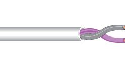 West Penn LED162PWH1000 16/2 Unshielded CMP LED Lighting Cable, 1000′, White